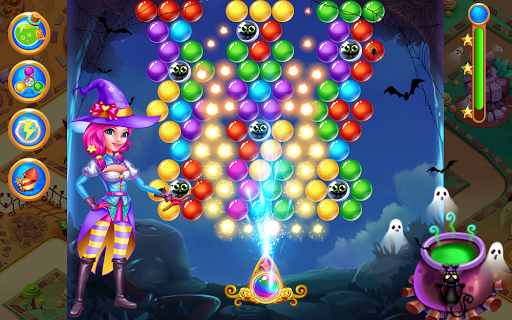 witch magic shooter - Gameplay image of android game