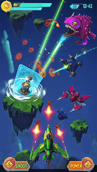 FlyCraft: Battle Skies - عکس بازی موبایلی اندروید