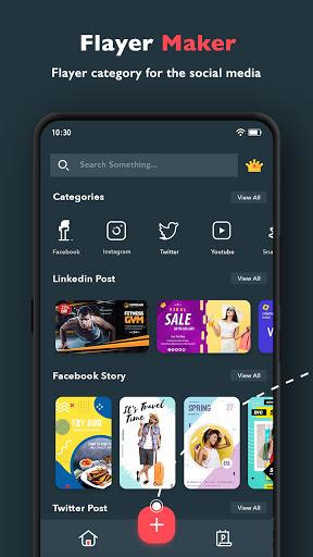 Flyer Maker - Poster Creator & Banner Designer - Image screenshot of android app