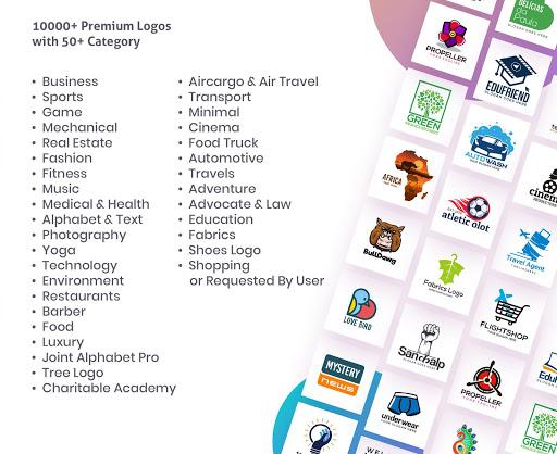 Logo Maker & Logo Creator - عکس برنامه موبایلی اندروید