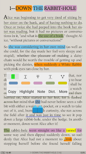 Moon+ Reader - Image screenshot of android app