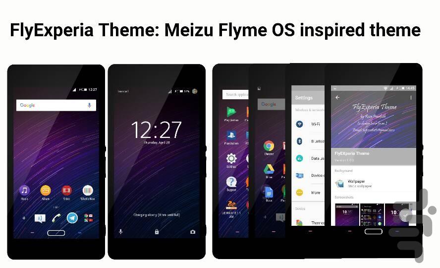 FlyEXperia Theme - Image screenshot of android app