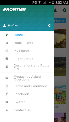 Frontier Airlines - Image screenshot of android app