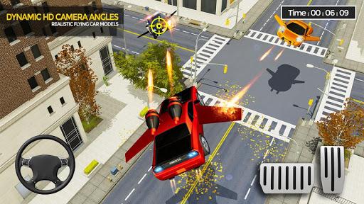 Flying Car Robot Shooting Game - عکس بازی موبایلی اندروید