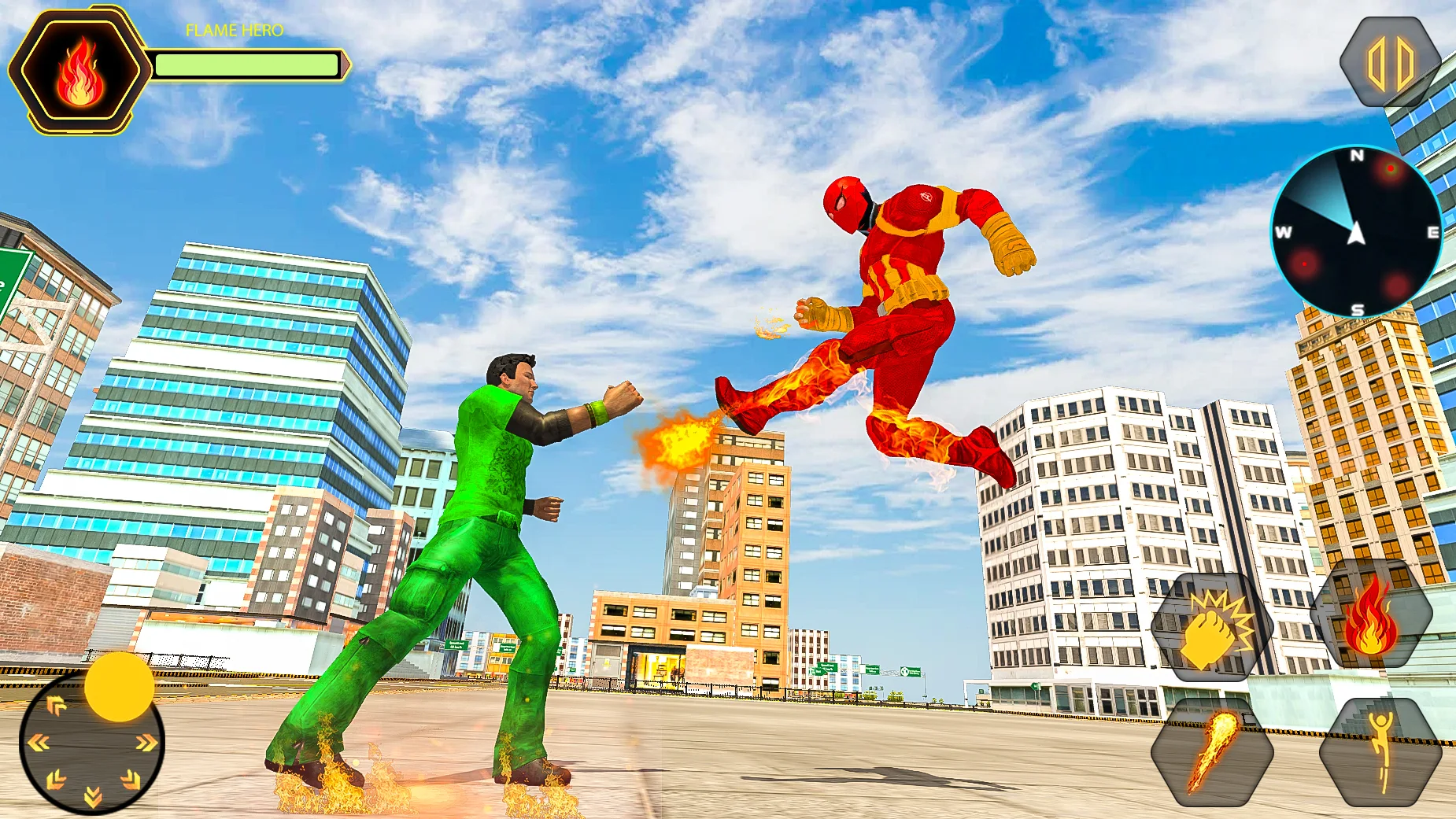 بازی Fire Storm Super Hero: Flying - دانلود | بازار