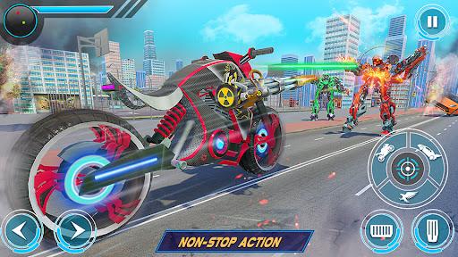 Flying Hawk Robot Car Games - Gameplay image of android game