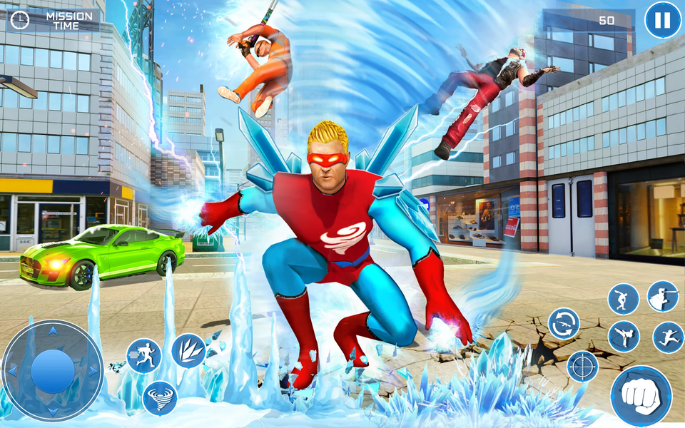 Snow Hero Robot Rescue Ice Man - عکس بازی موبایلی اندروید