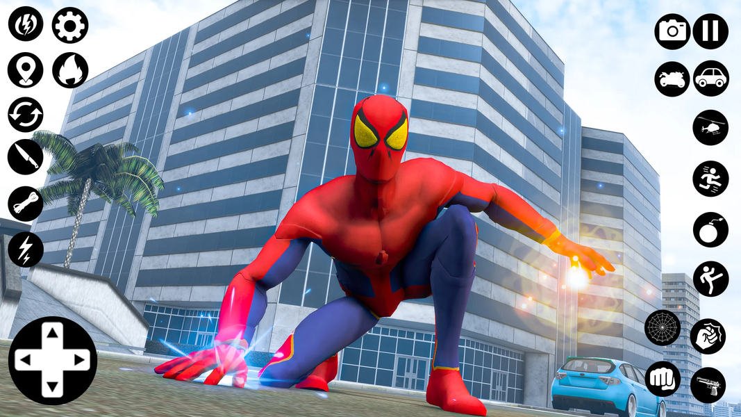 Flying Spider - Hero Man Games - Gameplay image of android game