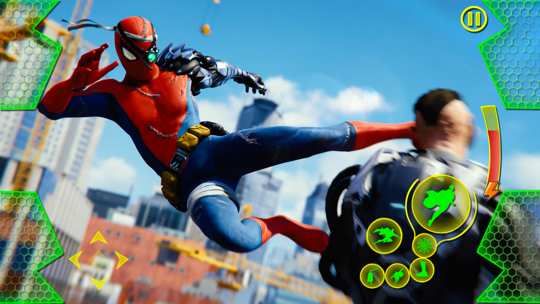 Spider Hero :Epic Spider Games - Gameplay image of android game