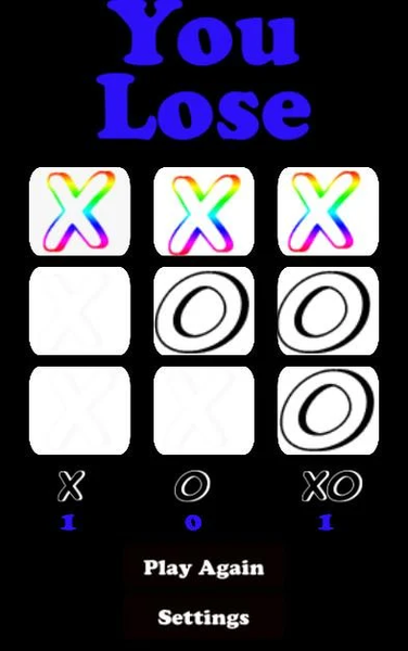 Tic Tac Toe - Gameplay image of android game