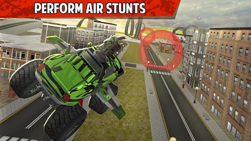 Flying Monster Truck games - Gameplay image of android game