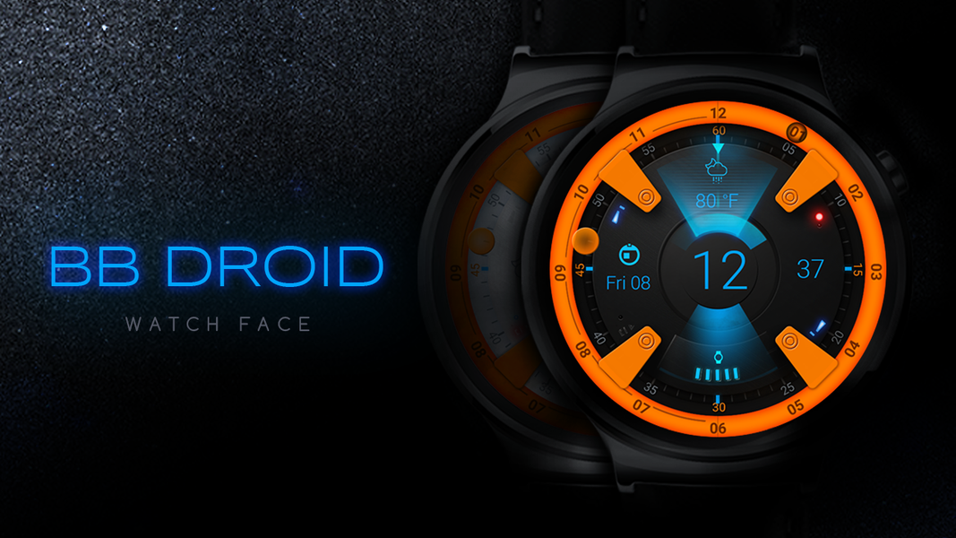 BB Droid Watch Face - Image screenshot of android app