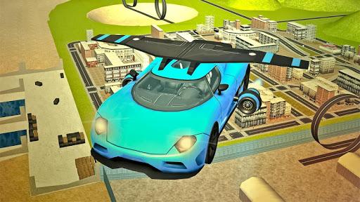 Flying Sport Car Simulator2016 - Gameplay image of android game