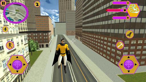 Flying Superhero Captain Robot NewYork City War - Gameplay image of android game