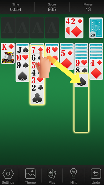 Solitaire Instant Play - Gameplay image of android game