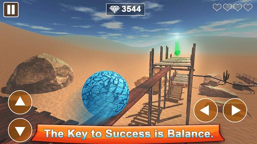 Ultimate Moving Ball Rock Halt - Gameplay image of android game