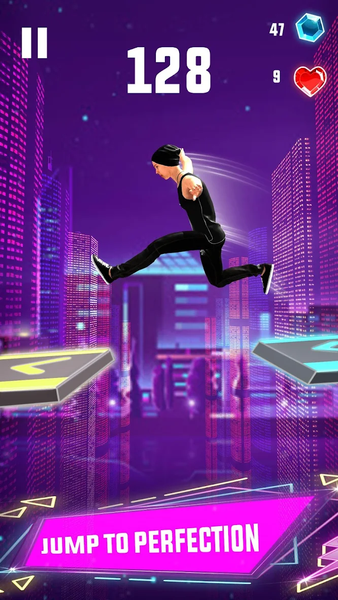 Sky Parkour Jumper Race ۳D - عکس بازی موبایلی اندروید