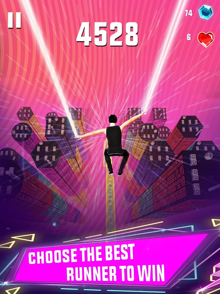 Sky Parkour Jumper Race ۳D - عکس بازی موبایلی اندروید