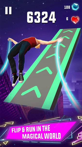 Sky Parkour Jumper Race ۳D - عکس بازی موبایلی اندروید