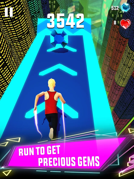 Sky Parkour Jumper Race ۳D - عکس بازی موبایلی اندروید