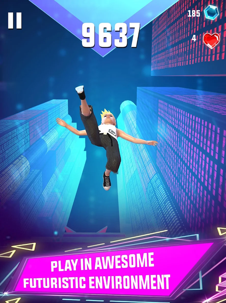 Sky Parkour Jumper Race ۳D - عکس بازی موبایلی اندروید