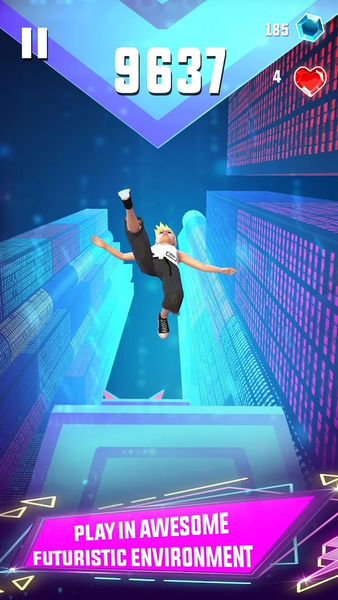 Sky Parkour Jumper Race ۳D - عکس بازی موبایلی اندروید