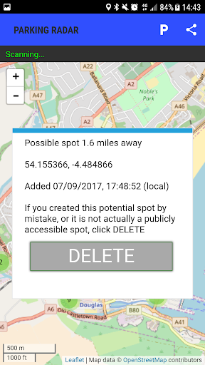 Parking Radar - Image screenshot of android app
