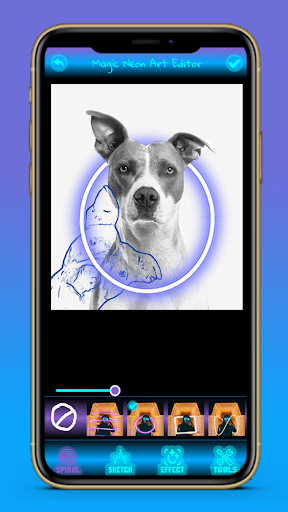Magic Neon Art Editor - Image screenshot of android app