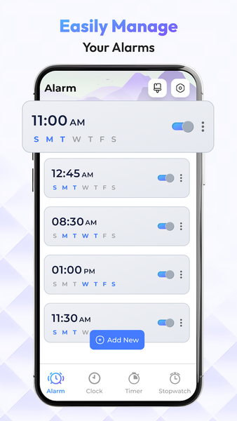 Alarm Clock - Image screenshot of android app