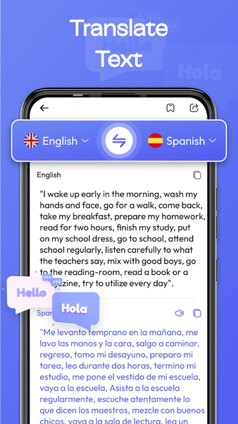 Translator -Text, Voice, Photo - Image screenshot of android app
