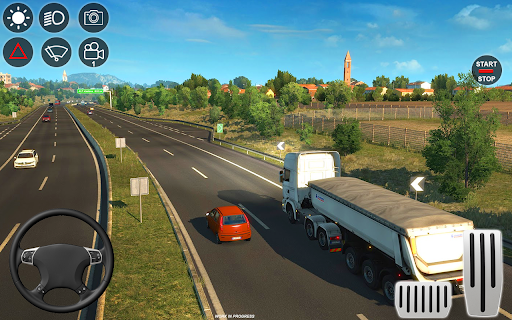 Modern Euro Truck Simulator ۳d - عکس بازی موبایلی اندروید