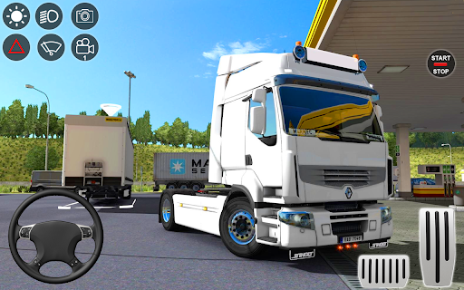 Modern Euro Truck Simulator ۳d - عکس بازی موبایلی اندروید