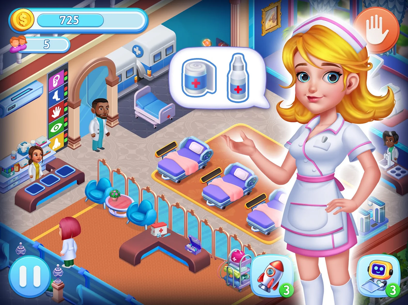 Hospital +: Happy ASMR Clinic - Gameplay image of android game
