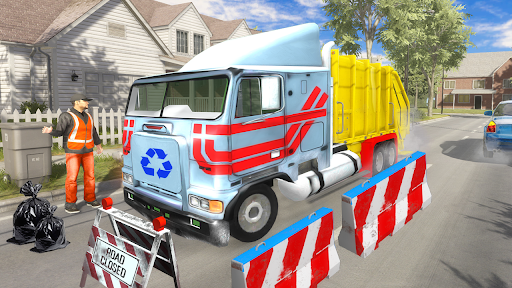 New Garbage Dump Truck Driving: Trash Truck Games - Image screenshot of android app