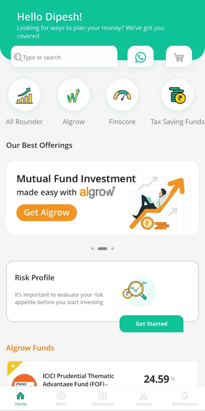 5nance - Wealth Management - Image screenshot of android app