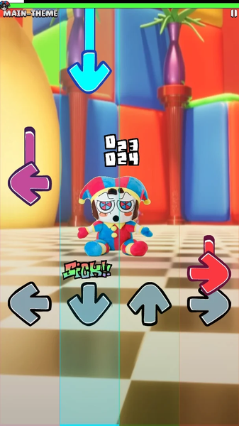 FNF Test - Digital Circus - Gameplay image of android game