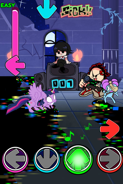 FNF Music Fire: Raptime Battle - Gameplay image of android game