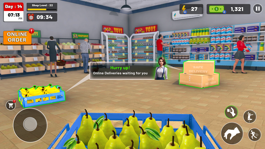 Multi Store Supermarket Sim 3D - Gameplay image of android game