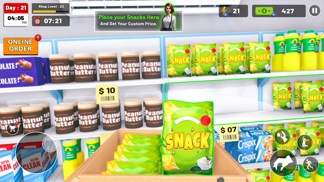 Multi Store Supermarket Sim 3D - Gameplay image of android game