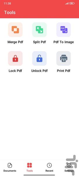 PDF خوان - Image screenshot of android app