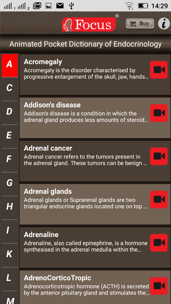 Endocrinology - Medical Dict. - Image screenshot of android app