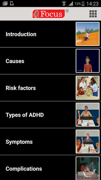 ADHD - Image screenshot of android app