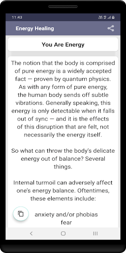Energy Healing - عکس برنامه موبایلی اندروید