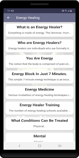 Energy Healing - عکس برنامه موبایلی اندروید