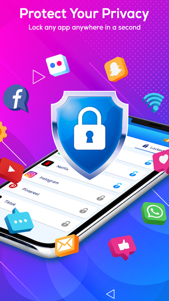 App Lock Password & Lock Apps - عکس برنامه موبایلی اندروید