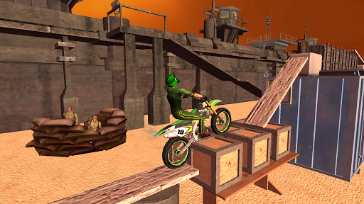 Army Bike 3D - Gameplay image of android game