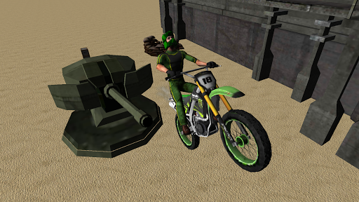Army Bike 3D - Gameplay image of android game