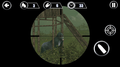 Gorilla Hunter: Hunting games - Gameplay image of android game