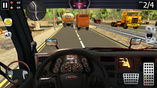 Cargo Truck Driving Simulator - Gameplay image of android game