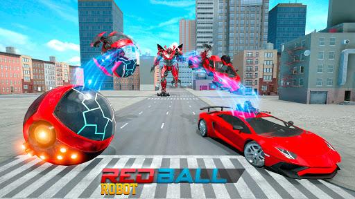 Red Ball Robot Car: Robot Game - عکس بازی موبایلی اندروید